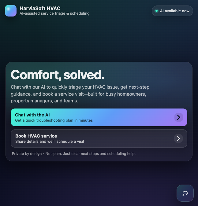 HarviaSoft HVAC AI
