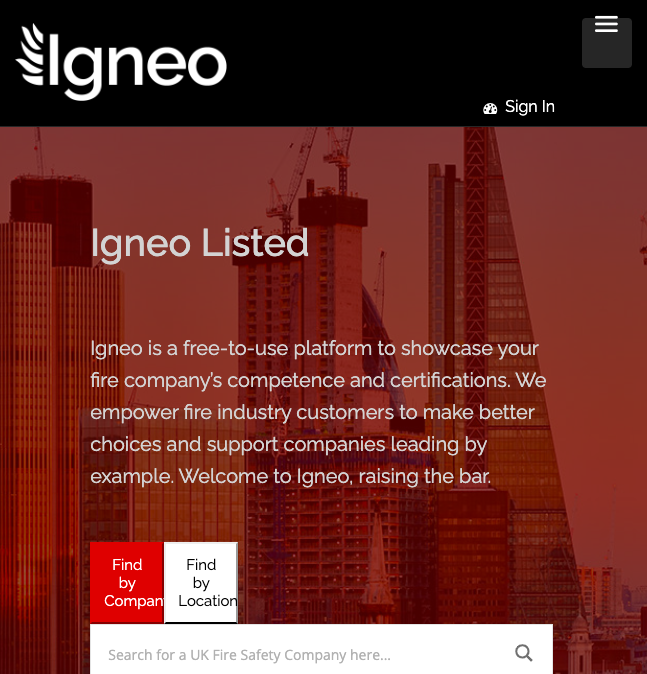 Igneo fire industry platform